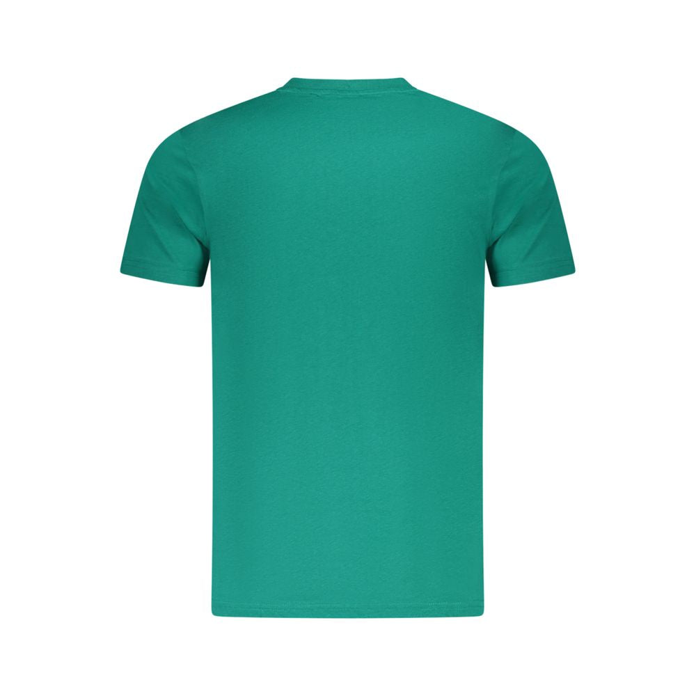 Cavalli Class Green Cotton Men T-Shirt-Cavalli Class-L-Urbanheer