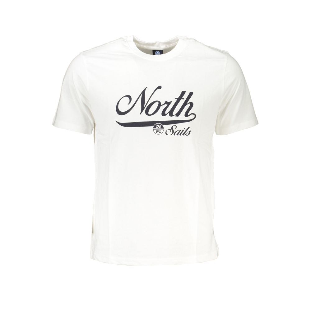 North Sails White Cotton T-Shirt-North Sails-S-Urbanheer