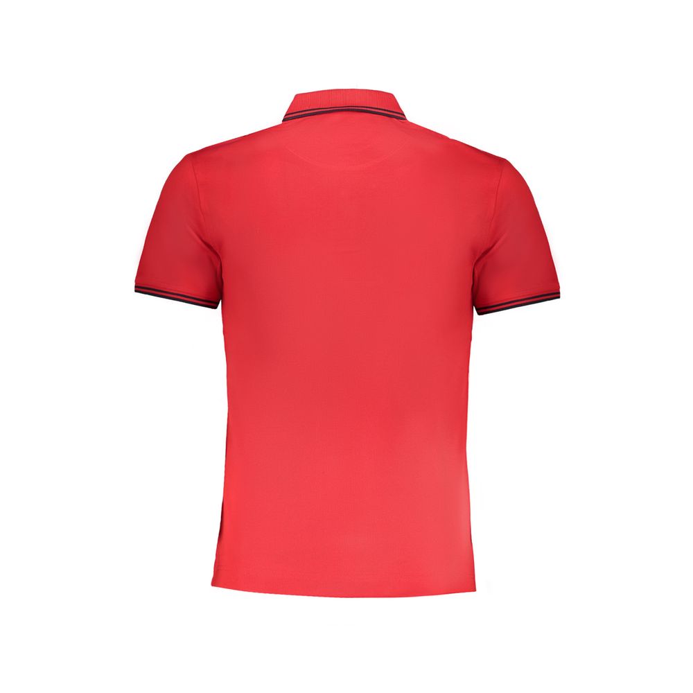 Harmont & Blaine Red Cotton Polo Shirt-Harmont & Blaine-S-Urbanheer