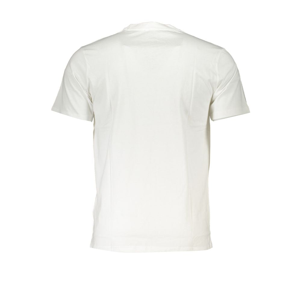 Cavalli Class White Cotton T-Shirt-Cavalli Class-L-Urbanheer