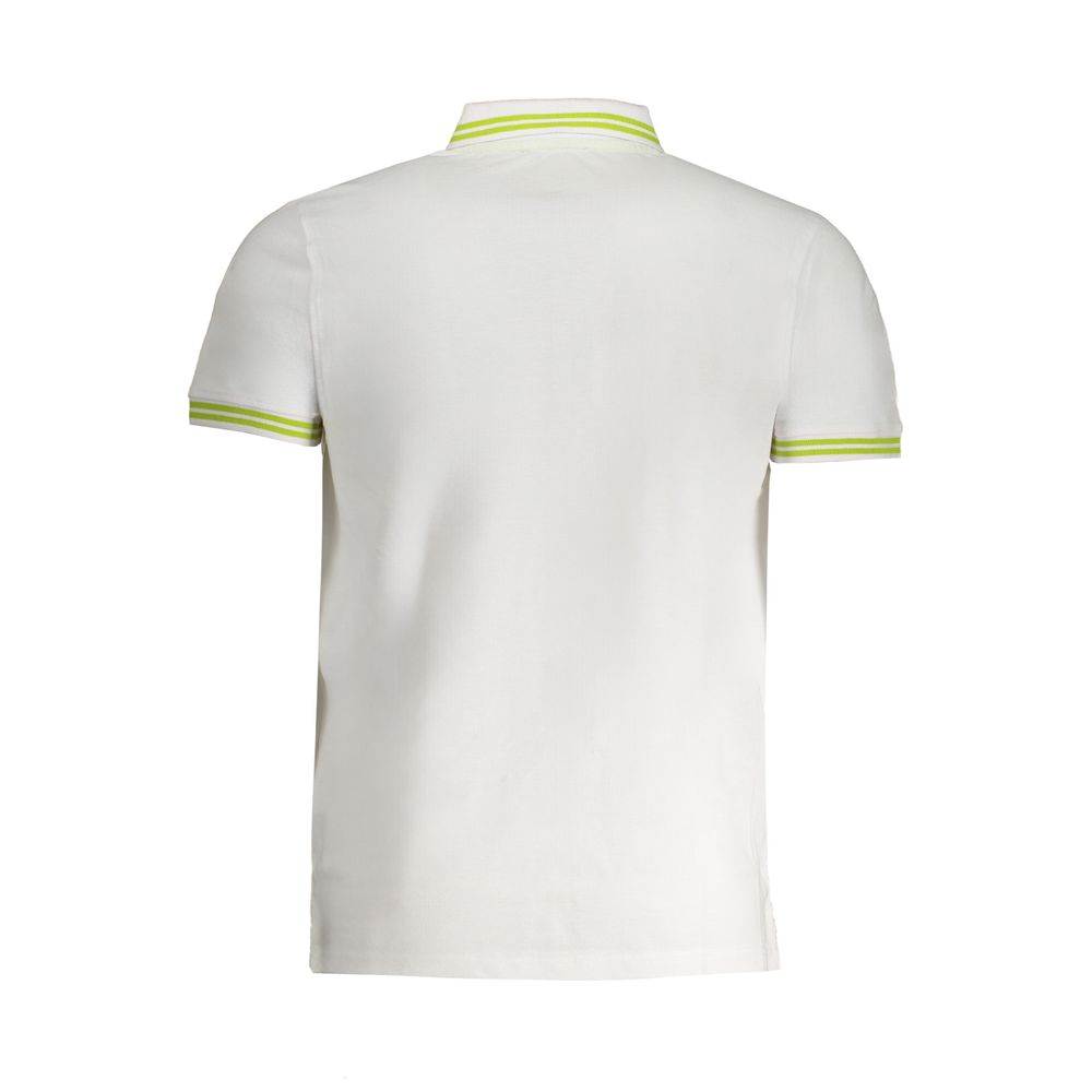 Cavalli Class White Cotton Polo Shirt-Cavalli Class-L-Urbanheer