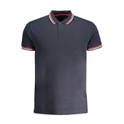 Cavalli Class Blue Cotton Polo Shirt-Cavalli Class-M-Urbanheer