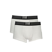 Cavalli Class White Cotton Men Boxer-Cavalli Class-S-Urbanheer