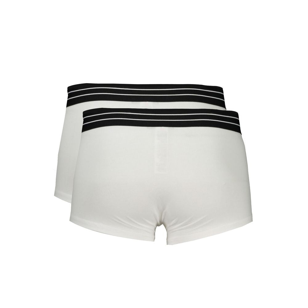 Cavalli Class White Cotton Men Boxer-Cavalli Class-S-Urbanheer