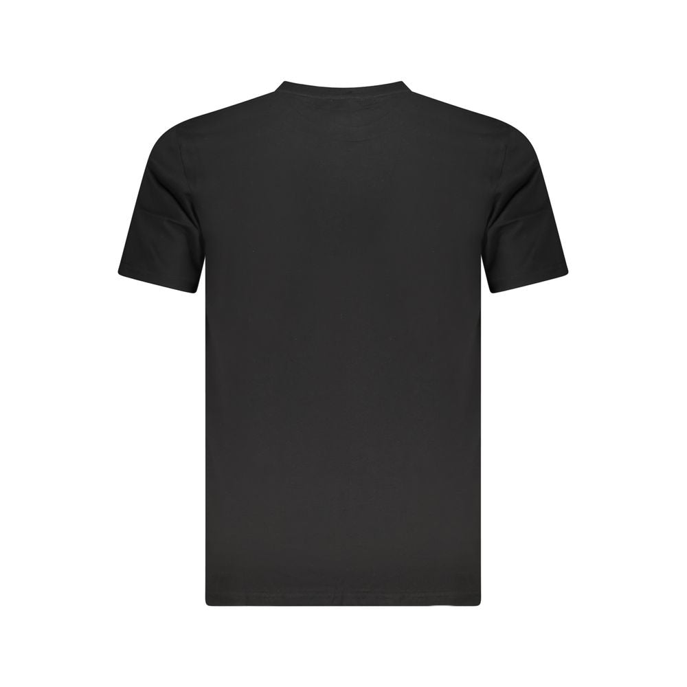 Cavalli Class Black Cotton Men T-Shirt-Cavalli Class-L-Urbanheer