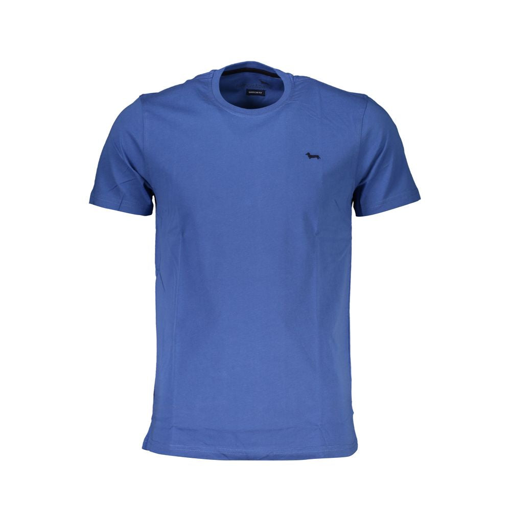 Harmont & Blaine Blue Cotton T-Shirt-Harmont & Blaine-L-Urbanheer