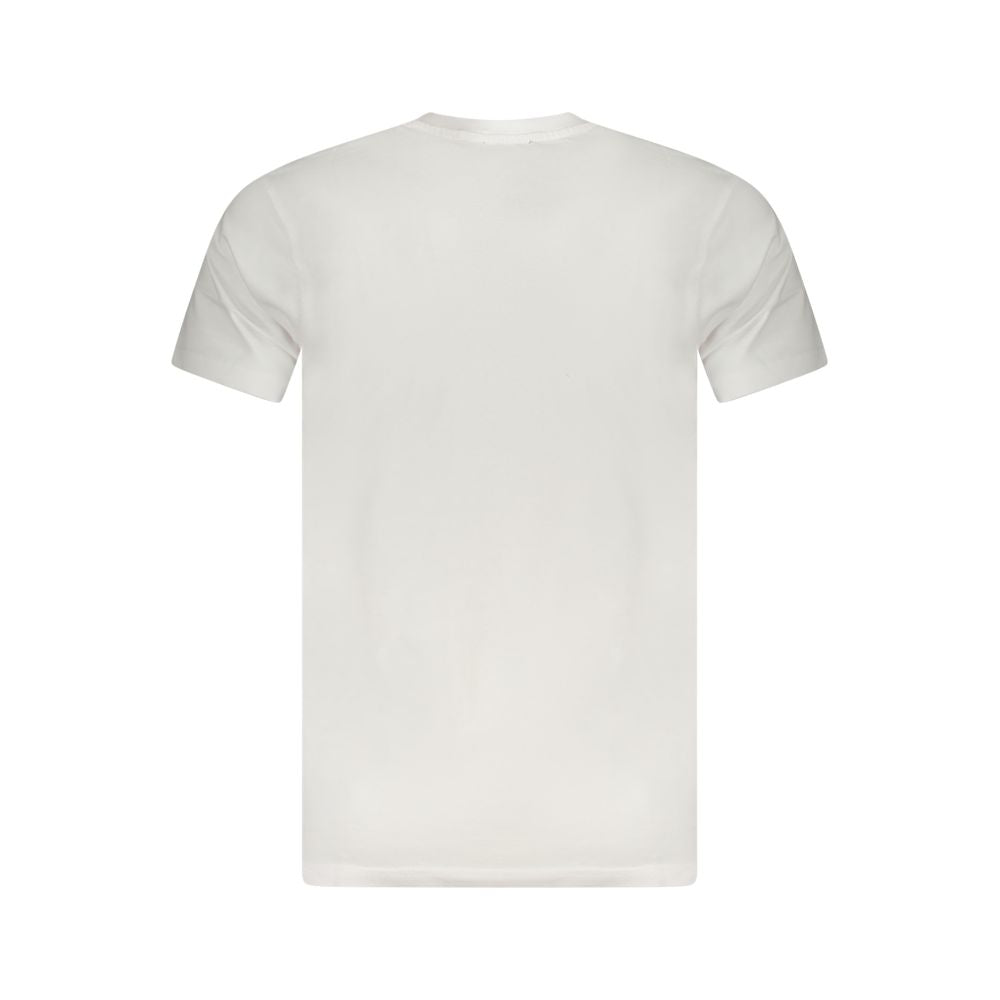 Cavalli Class White Cotton Men T-Shirt-Cavalli Class-M-Urbanheer