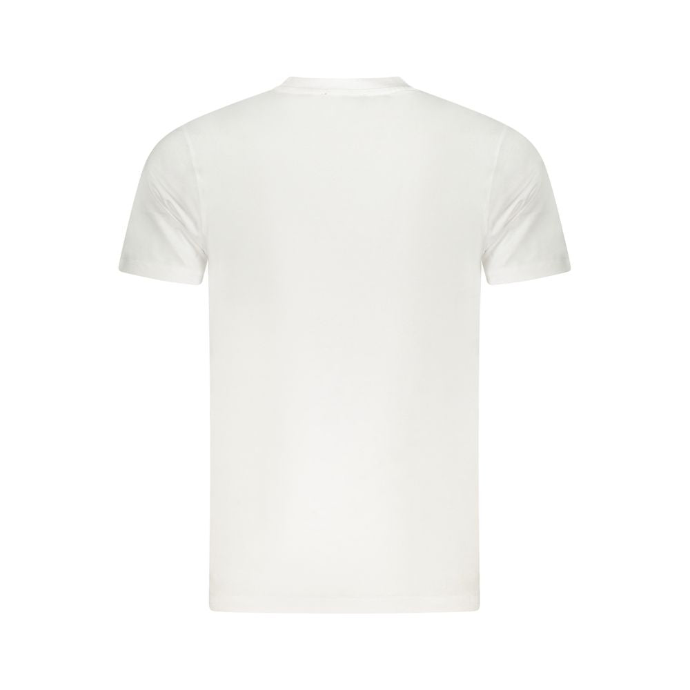 Cavalli Class White Cotton Men T-Shirt-Cavalli Class-M-Urbanheer