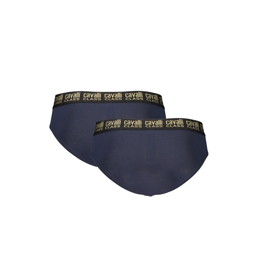 Cavalli Class Blue Cotton Mens Underwear-Cavalli Class-S-Urbanheer