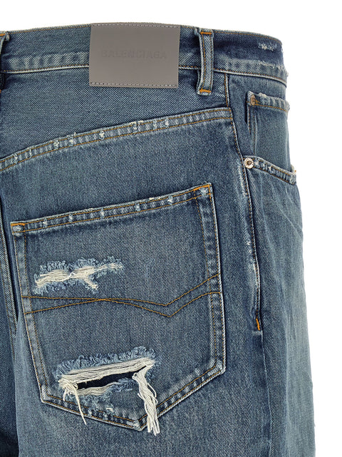 Balenciaga Distressed Baggy Jeans
