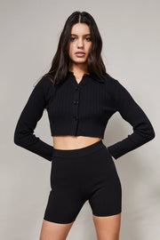 Amalfi Cardi (Black)-CARDIGAN-All Fenix-XS-Urbanheer