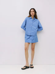 The Gates Skirt Striped Button-Down Mini Skirt