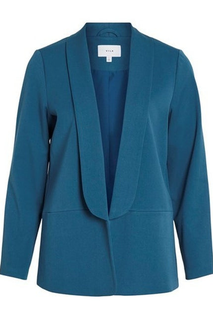 Vila Clothes Women Blazer-Clothing Blazer-Vila Clothes-blue-36-Urbanheer