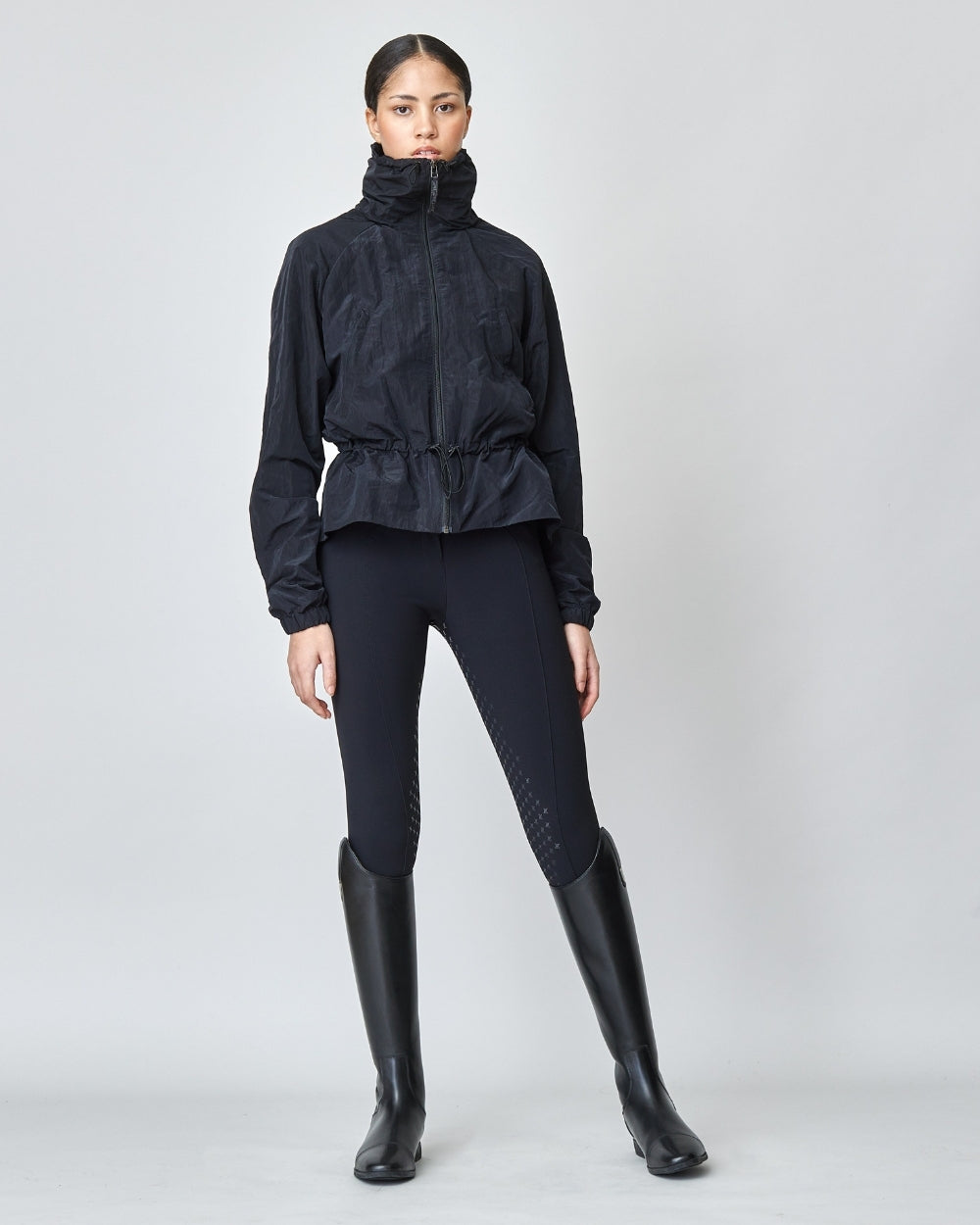 Windproof Riding Jacket Black-Jacket-Yagya-XS-Urbanheer