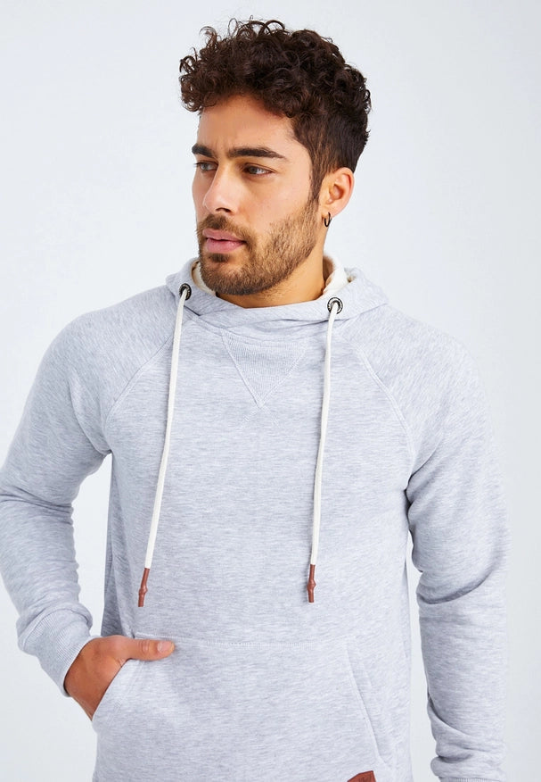Men'S Hoodie Hood Grey-Hoodie-Leif Nelson GmbH-M-Urbanheer