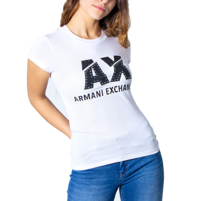 Armani Exchange Women T-Shirt-Armani Exchange-white-XS-Urbanheer