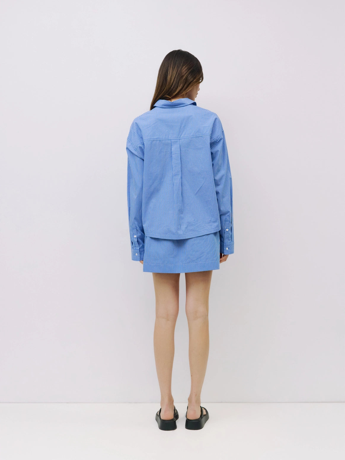 The Gates Skirt Striped Button-Down Mini Skirt