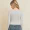 Pointelle Scoop Long-Sleeve Tee-TOP-Dress Forum-S-ICE LILAC-Urbanheer