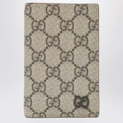 GUCCI GG Supreme fabric wallet in beige/ebony