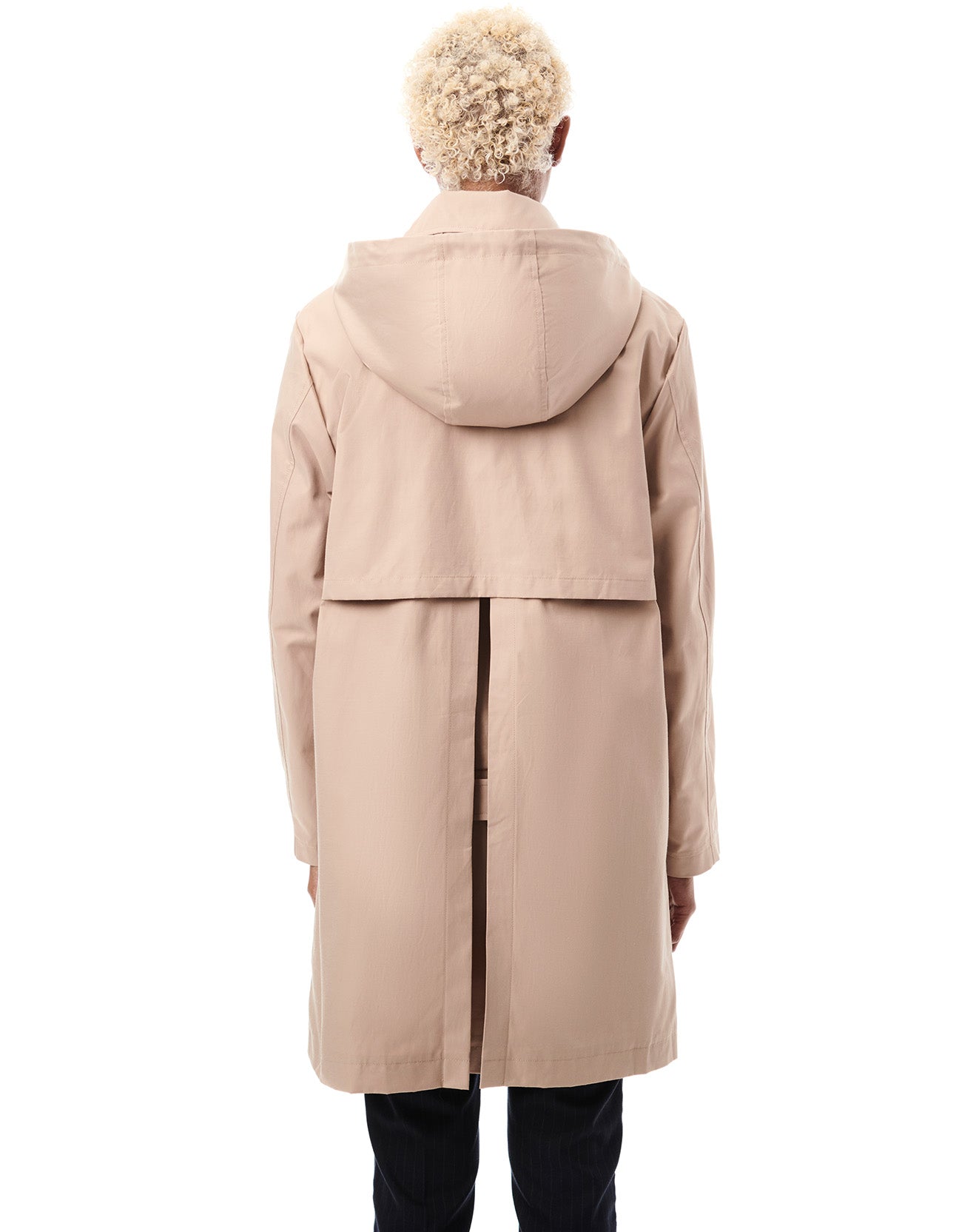 Technical Hooded Women Raincoat - Ash-Clothing - Women-Bernardo-Ash-M-Urbanheer