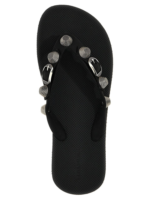 Balenciaga Holiday Capsule Cagole Thong Sandals