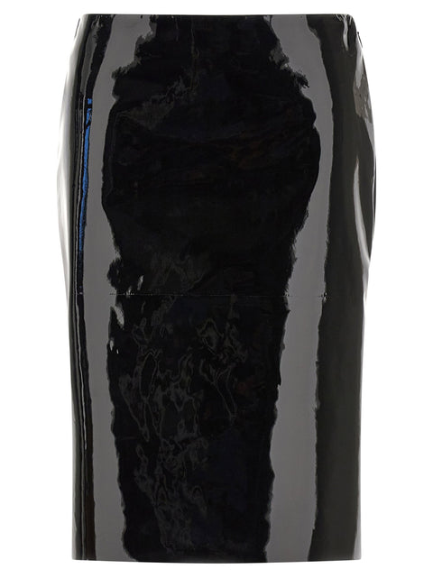 Ferragamo Patent Skirt