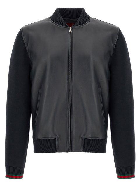Gucci Bomber Jacket With Tassel And Sweater