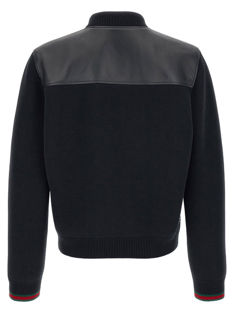 Gucci Bomber Jacket With Tassel And Sweater
