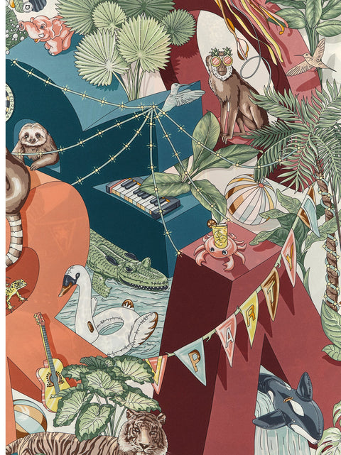 Ferragamo Jungle Party Scarf