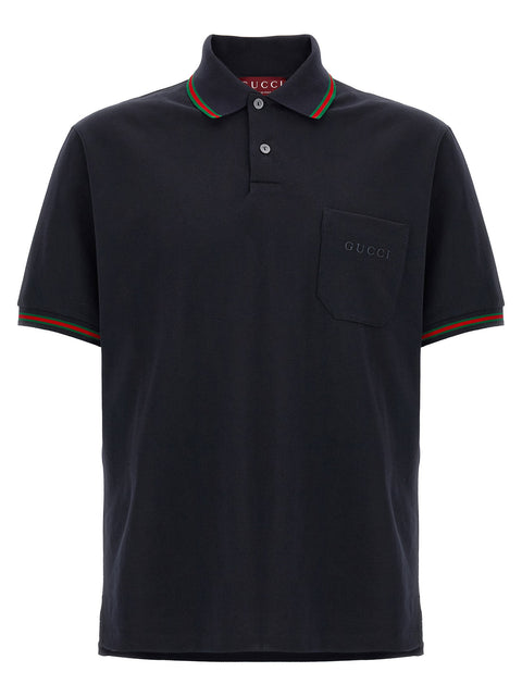 Gucci Nastro Web Polo Shirt