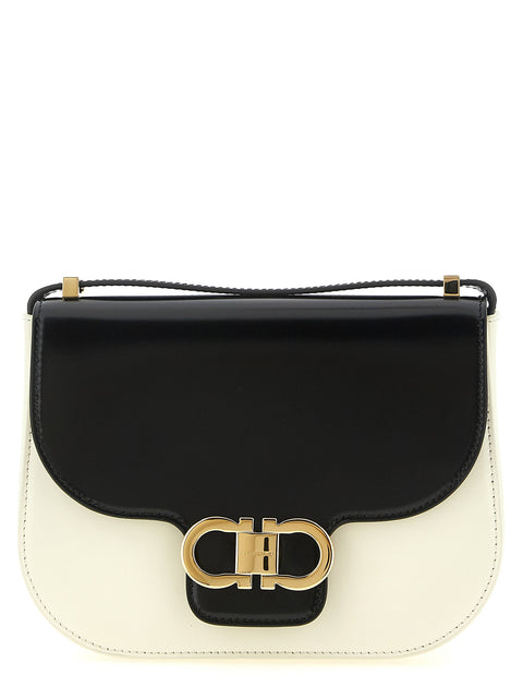 Ferragamo North-south Double Gancini (xs) Crossbody Bag