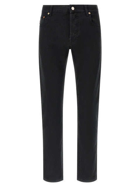 Gucci Gg Jacquard Denim Jeans