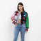 Wild And Free Cropped Varsity Jacket-Jacket-First Row-NAVY-S-Urbanheer