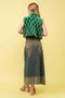 Velvet Quilted Rhinestone Embellished Crop Vest Green-Vest-Blue B-S-Urbanheer