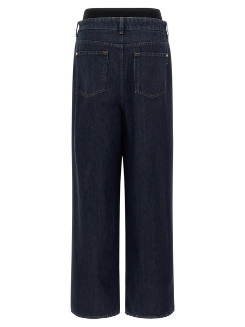 7 For All Mankind Banded Slouchy Wide Jeans