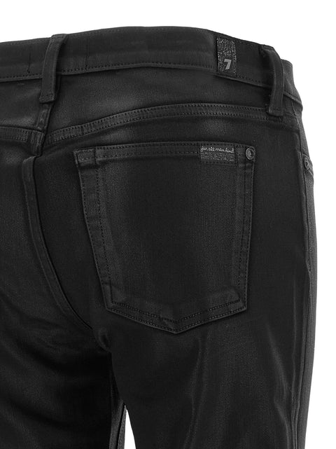 7 For All Mankind Leather Effect Jeans