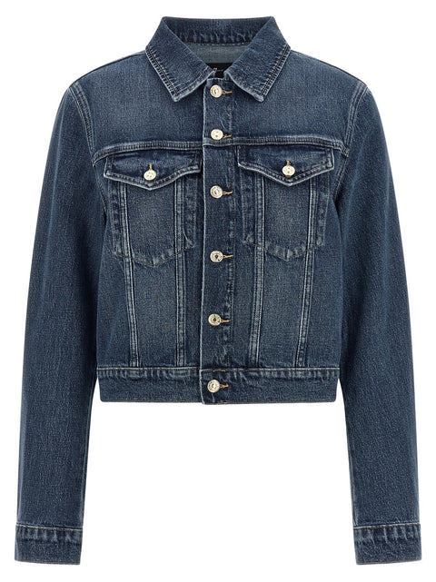 7 For All Mankind Darted Shrunken Jacket