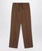 Valentino Brown gabardine trousers