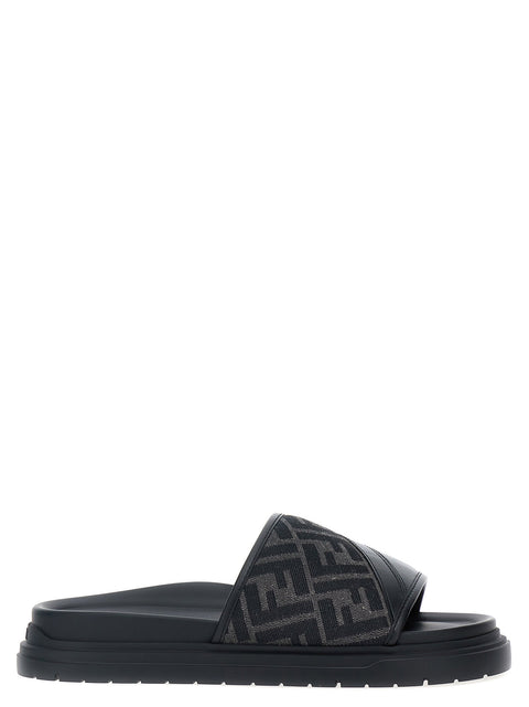 Fendi Diagonal Sandals