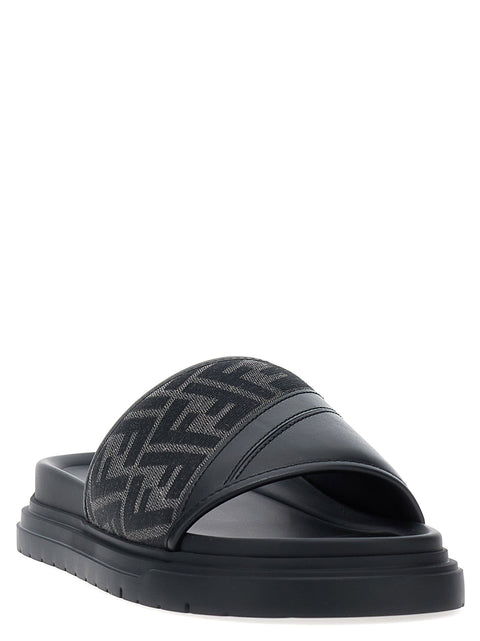 Fendi Diagonal Sandals