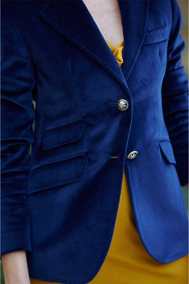 Henry Arroway Marylin Blazer-Blazers, Jackets & Coats-Henry Arroway-xs-DARK BLUE-Urbanheer