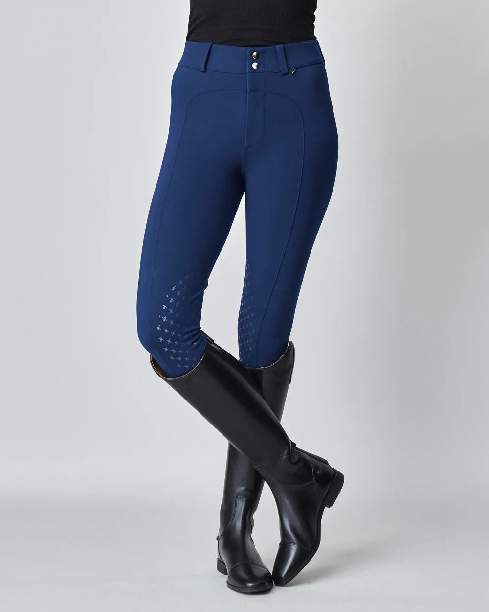 High-Rise Compression Breeches Navy-Breeches-Yagya-Navy-XXS-Urbanheer