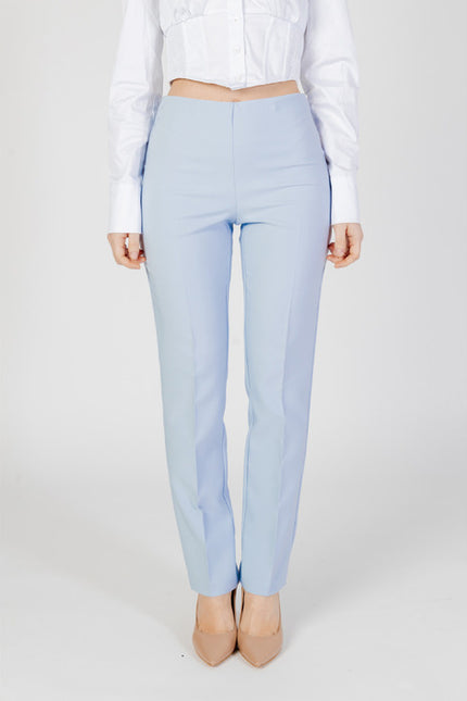 Sandro Ferrone Women Trousers-Clothing Trousers-Sandro Ferrone-light blue-38-Urbanheer