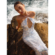 Sky Halter Neck Sequin Maxi Dress-Clothing - Women-Amy Lynn-S-Urbanheer