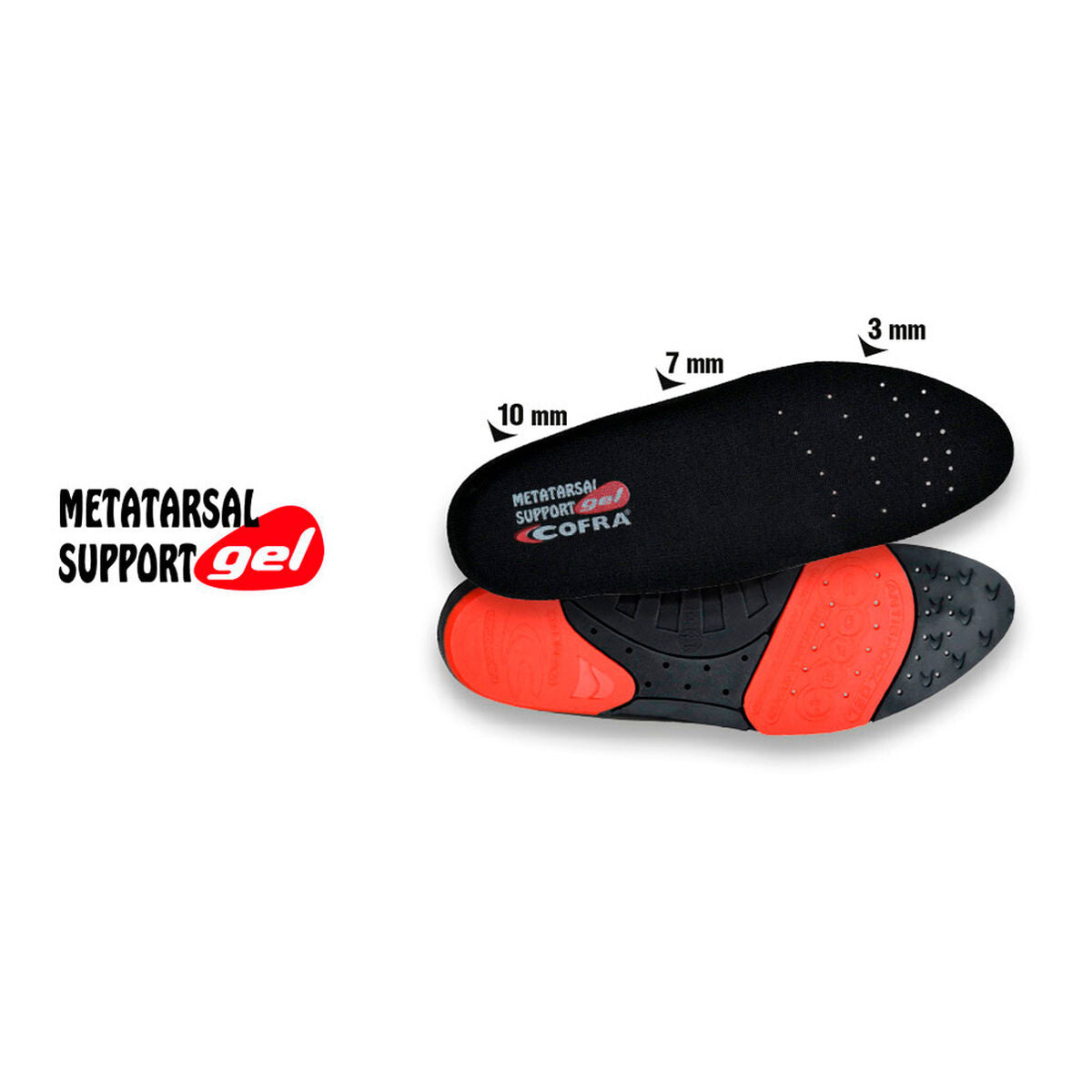Stencils Cofra Metatarsal Support Gel Polyurethane-Shoes and accessories, Accessories and shoe care-Cofra-Urbanheer