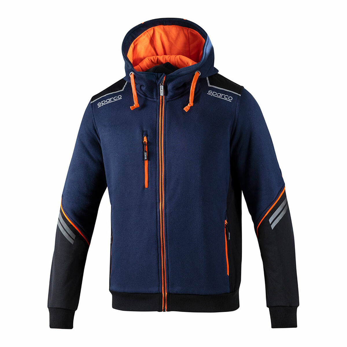 Men’s Hoodie Sparco S02414BMAF1S Blue Navy Blue (S)-Clothing, Specialist clothing-Sparco-Urbanheer