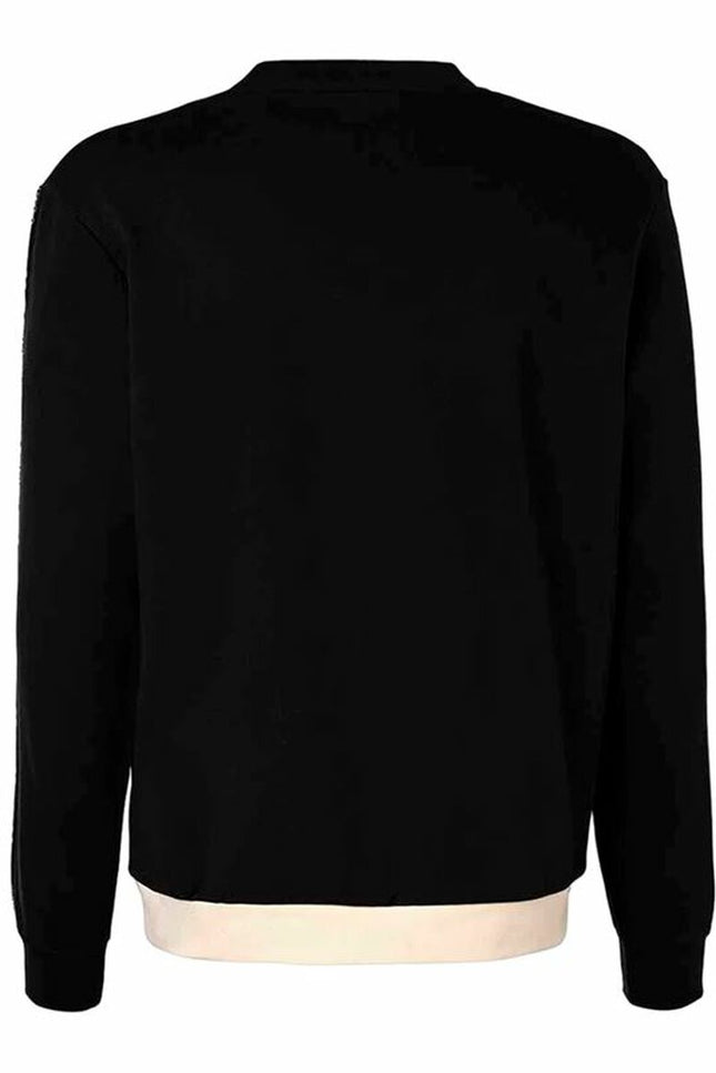 Men’s Sweatshirt without Hood Kappa Idisson Active Man Black-Sports | Fitness > Sports material and equipment > Sports sweatshirts-Kappa-Urbanheer