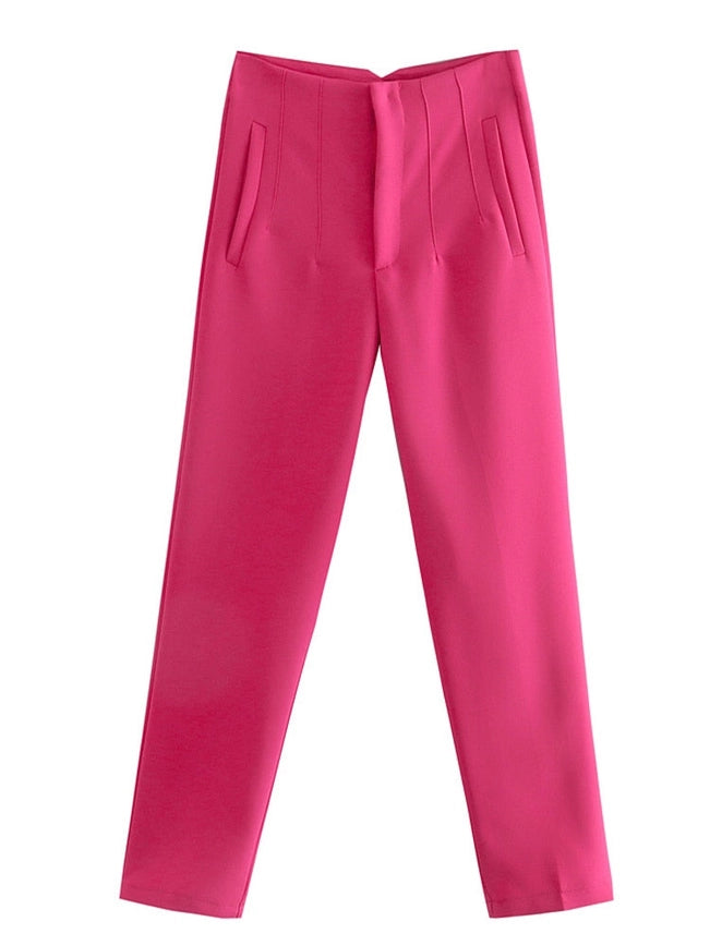 Women Formal Pants "Zara's Best Seller" 25 Color Available-Pants-Heer Decor-XS-PU-Urbanheer