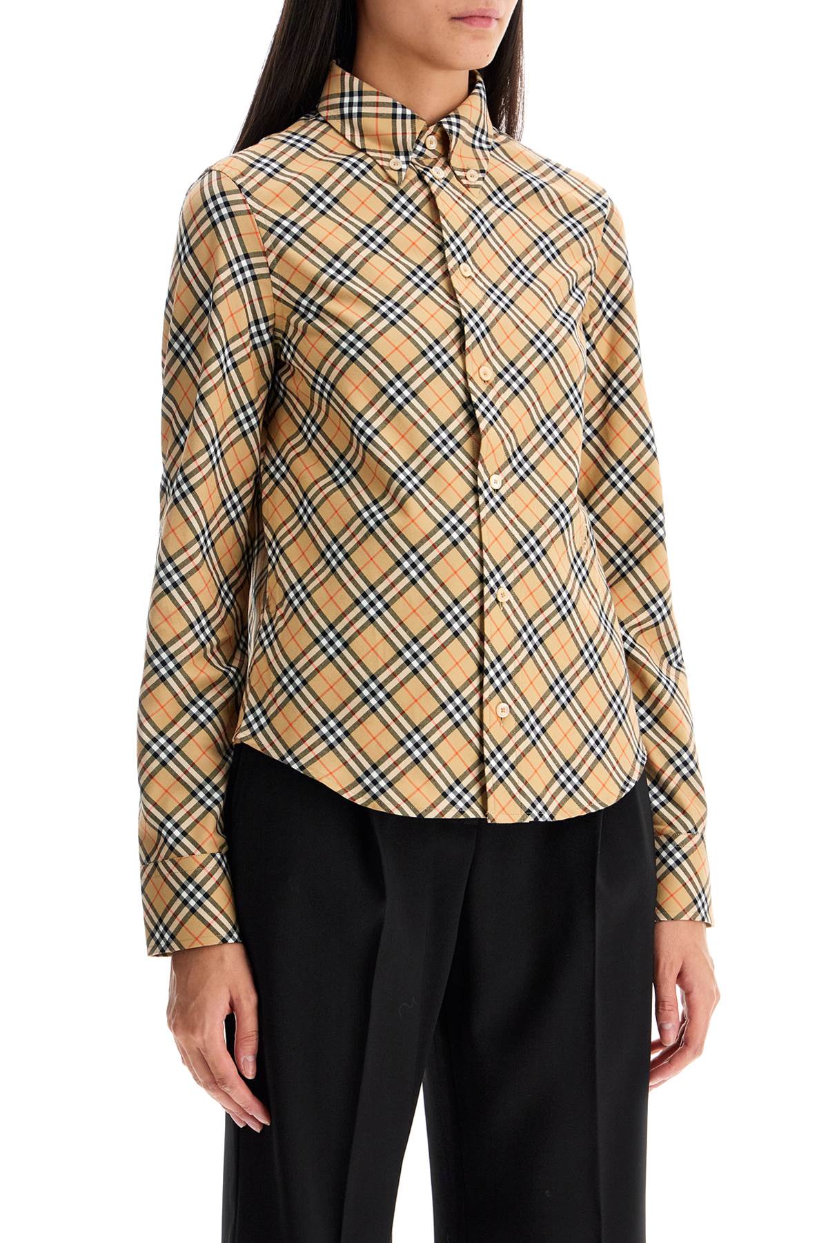 Burberry ered shirt with button-down-Topwear-Burberry-4-Urbanheer