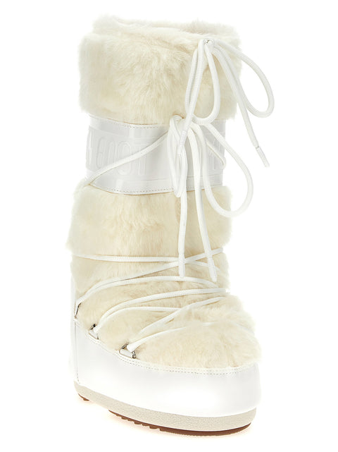 Moon Boot Icon Faux Fur Boots